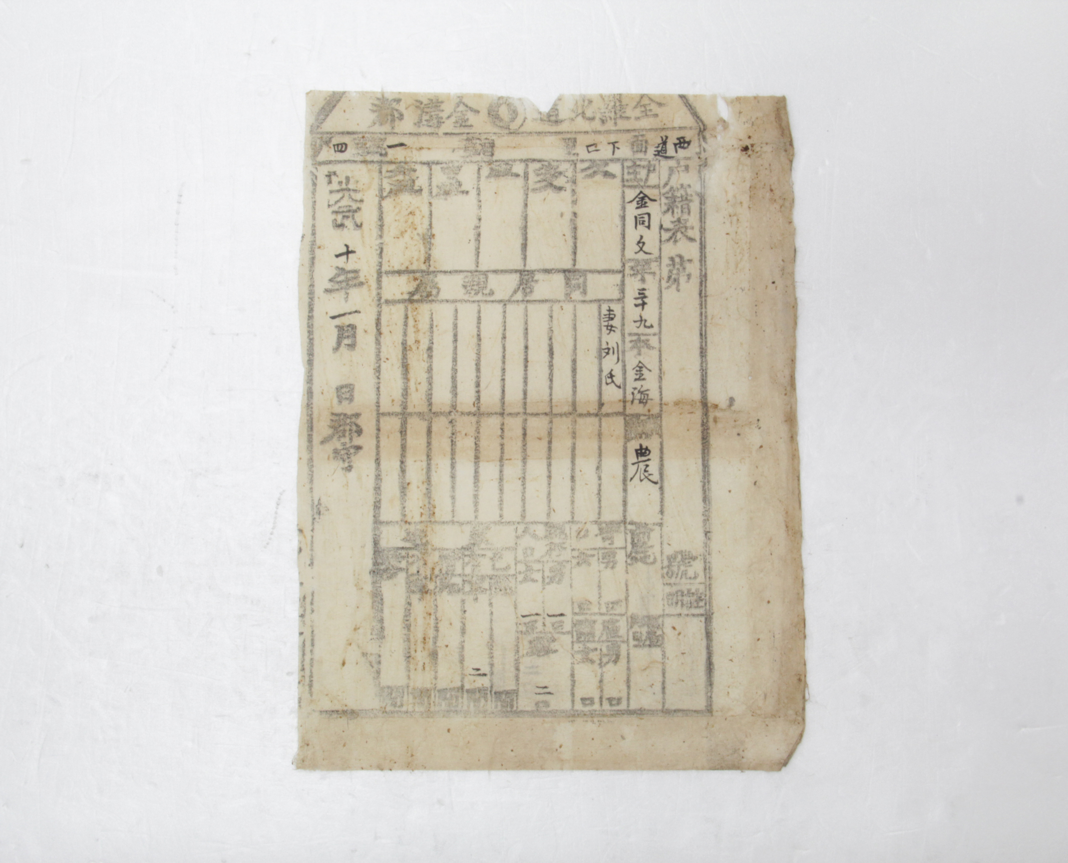 1906년 김동문 호적표 섬네일 파일