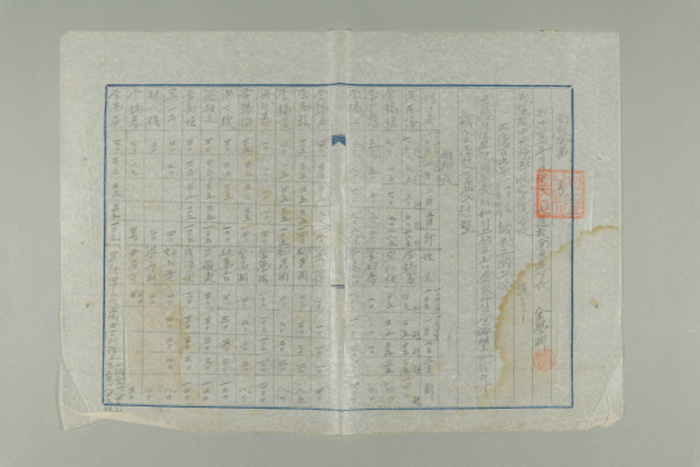 1966년에 천도교 남원교구장 김학연이 천도교중앙총부수습위원장에게 송부한 남교발 제O호-포덕106년 11월~포덕107년 3월 성미 상납의 건 섬네일 파일